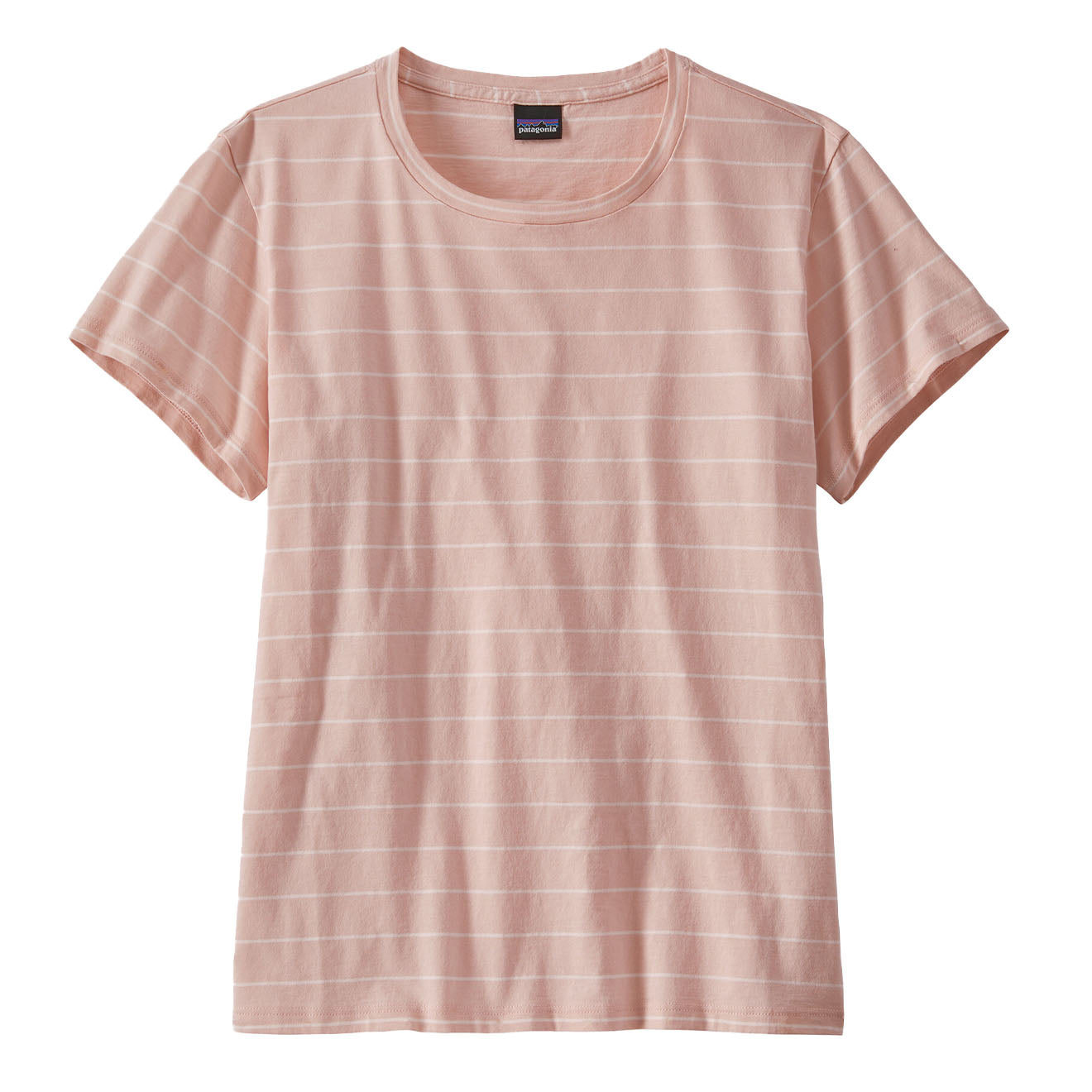 Patagonia Womens Regenerative Organic Certified Cotton Tee Cozy Peach - The Sporting Lodge