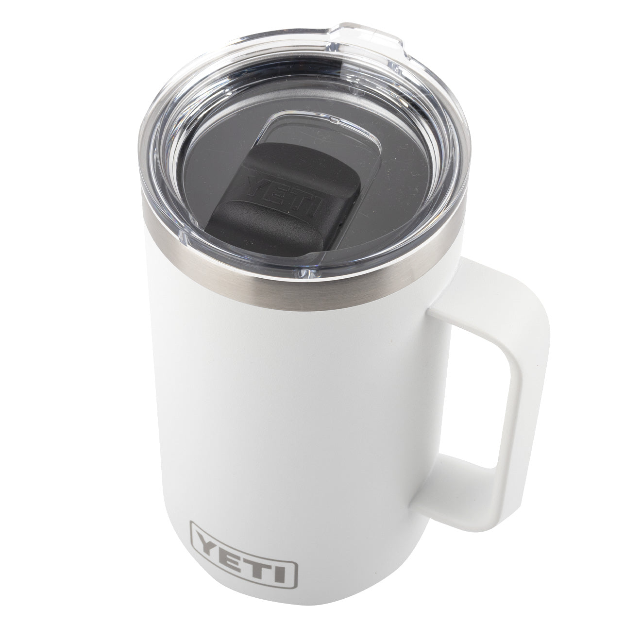 YETI Rambler 24oz Mug MS White - The Sporting Lodge
