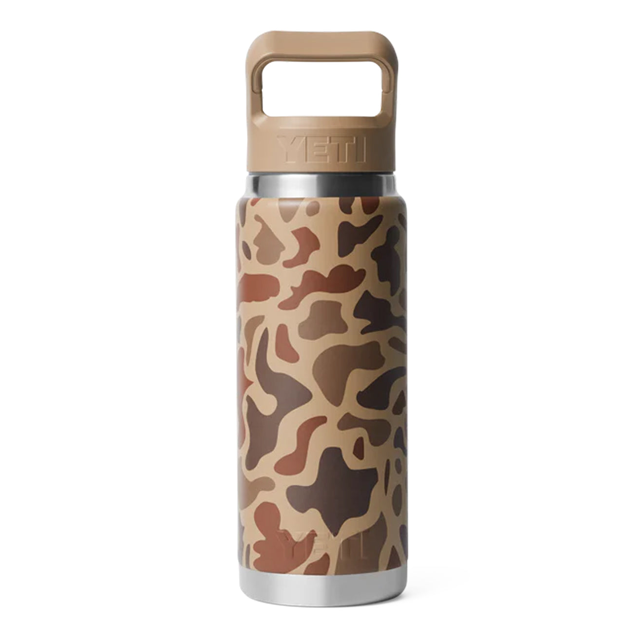 YETI 26oz Rambler Straw Bottle Wetlands Camo