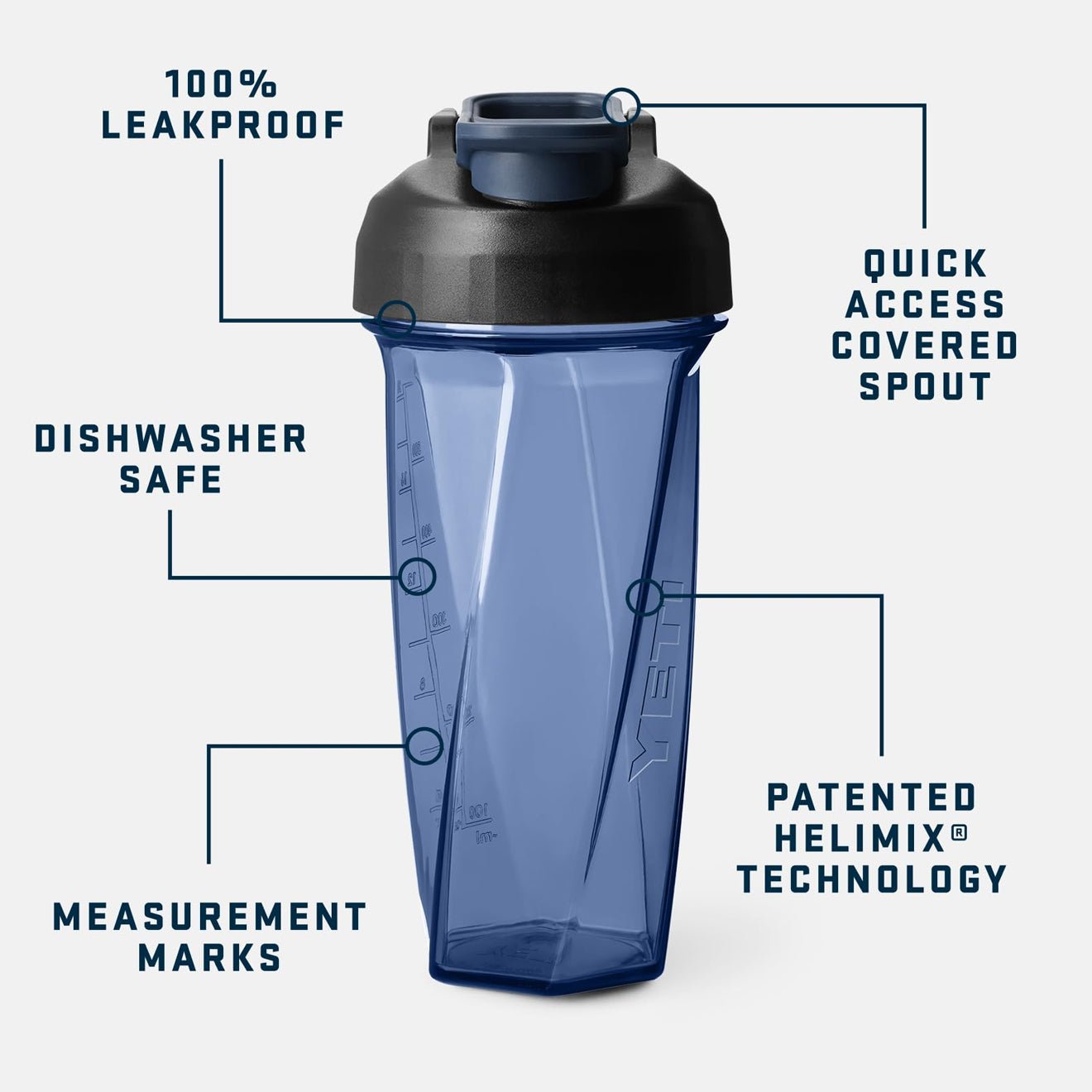 YETI 27 oz (737 ml) Shaker Bottle Royal Blue