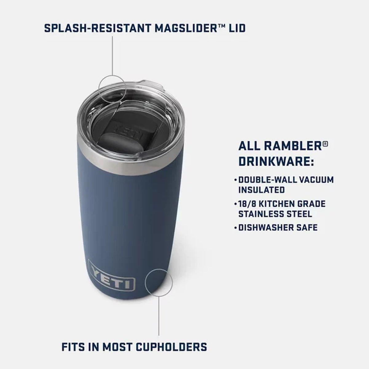 YETI Rambler 10oz Tumbler MS Black Forest Green