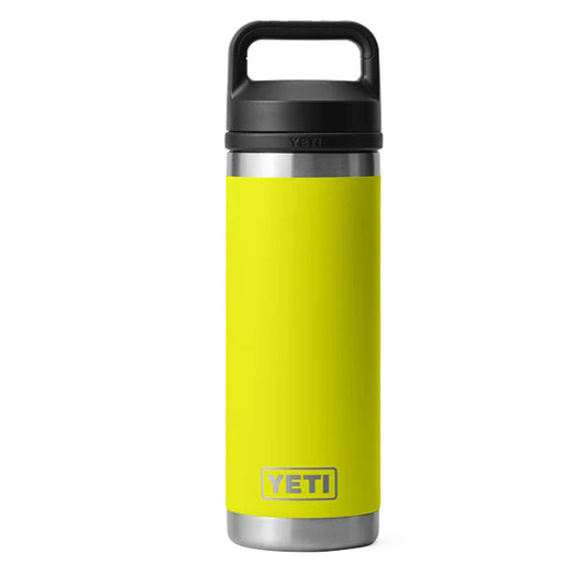 YETI Rambler 18 oz Bottle Chug 18 oz Firefly Yellow - The Sporting Lodge