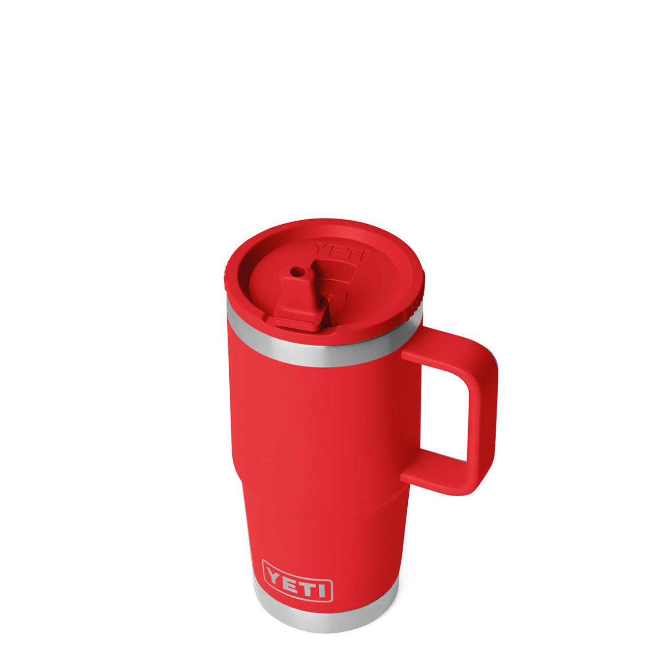 YETI Rambler 20 Oz Travel Straw Mug Rescue Red