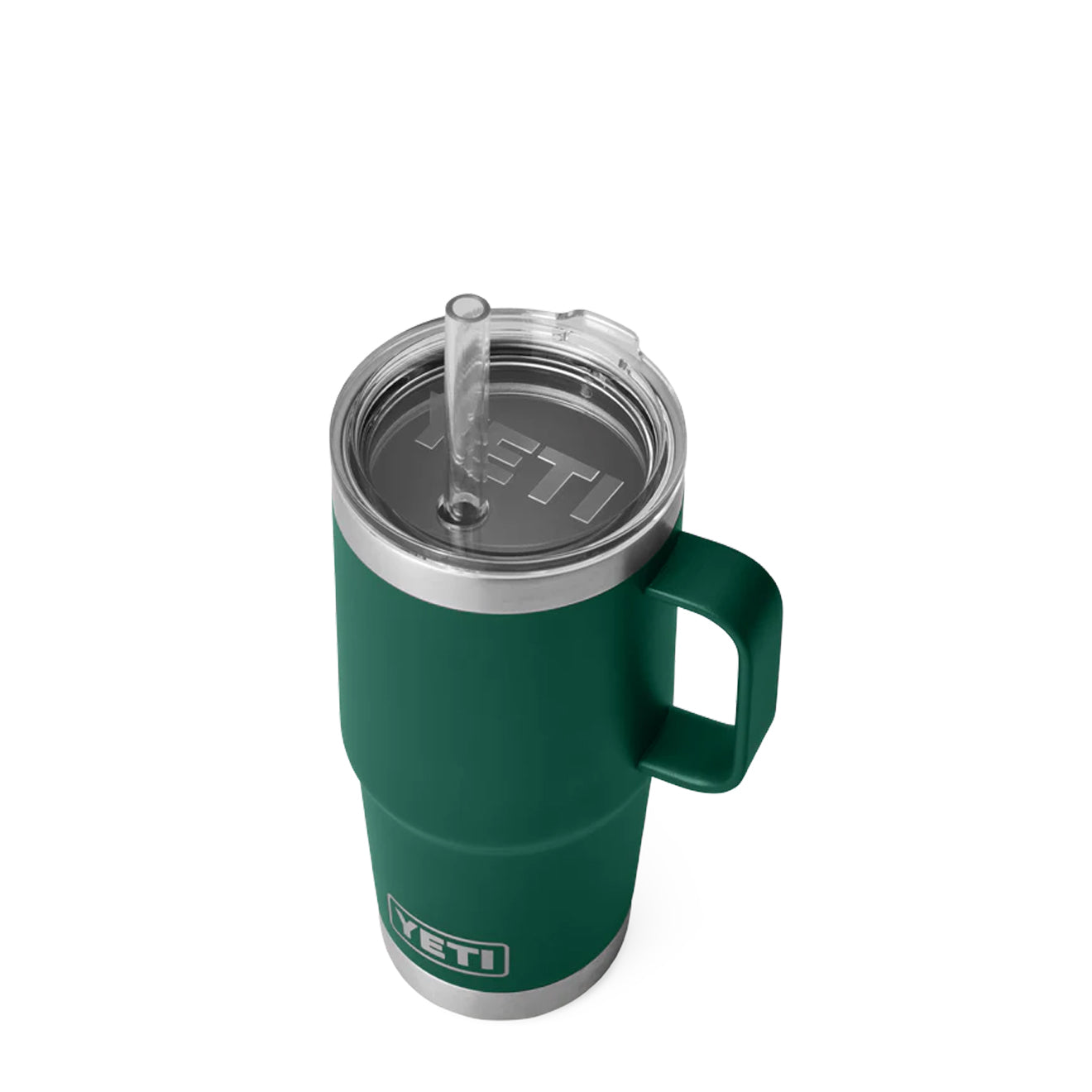 YETI Rambler 25oz Straw Mug Black Forest Green - The Sporting Lodge