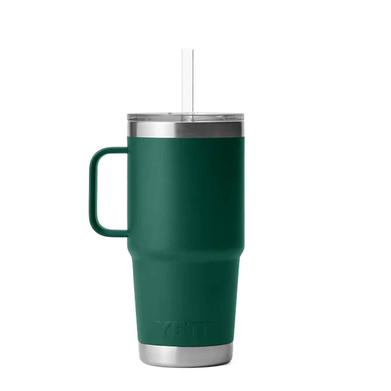 YETI Rambler 25oz Straw Mug Black Forest Green - The Sporting Lodge