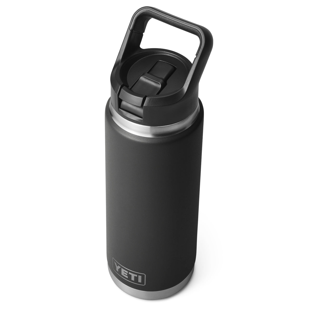 YETI Rambler 26oz Straw Bottle Black - The Sporting Lodge