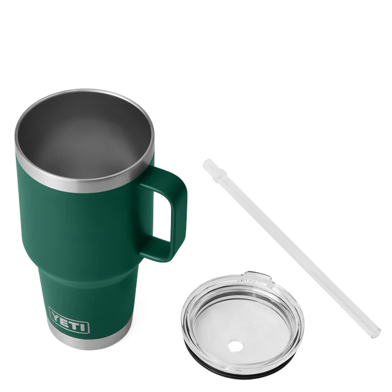 YETI Rambler 35oz Straw Mug Black Forest Green - The Sporting Lodge