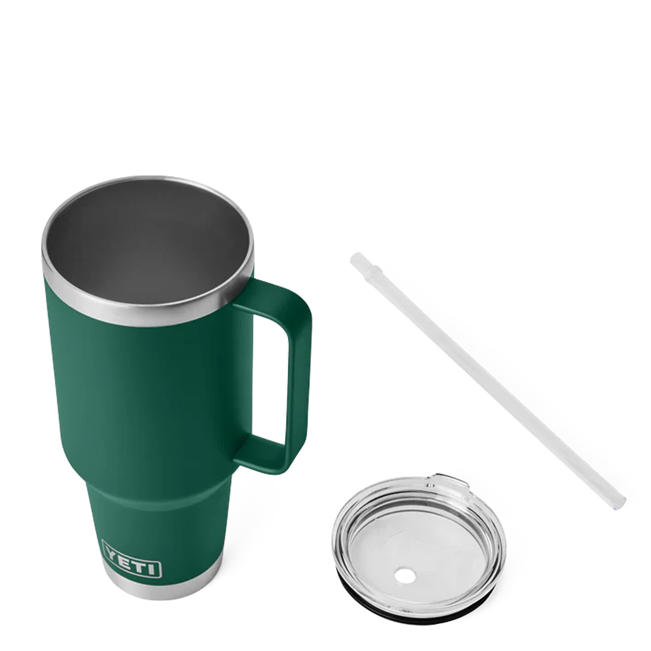 YETI Rambler 42oz Straw Mug Black Forest Green - The Sporting Lodge