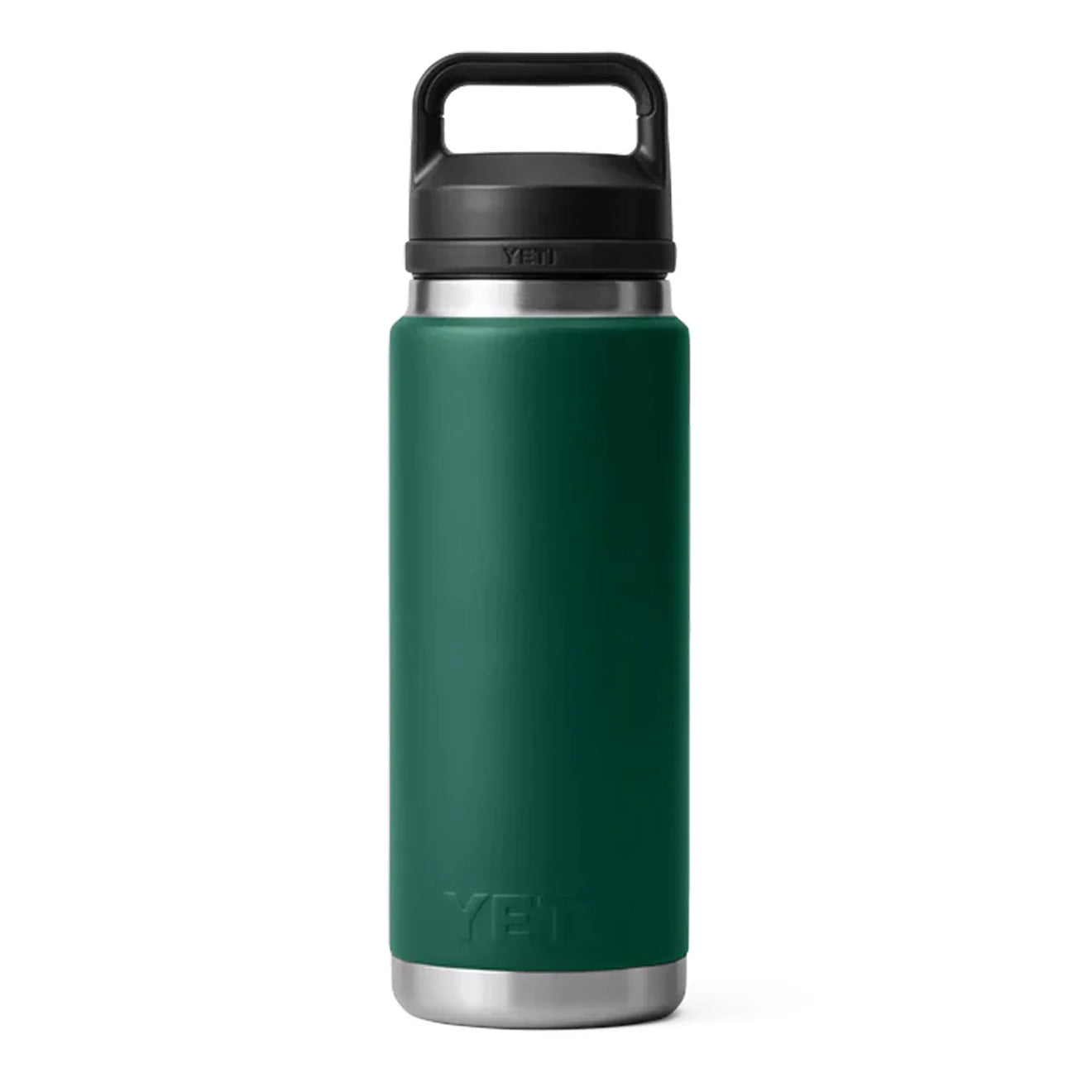 YETI Rambler Bottle Chug 26 oz Black Forest Green - The Sporting Lodge