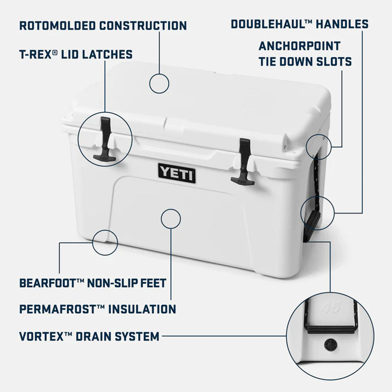 YETI Tundra 45 Cool Box Black - The Sporting Lodge