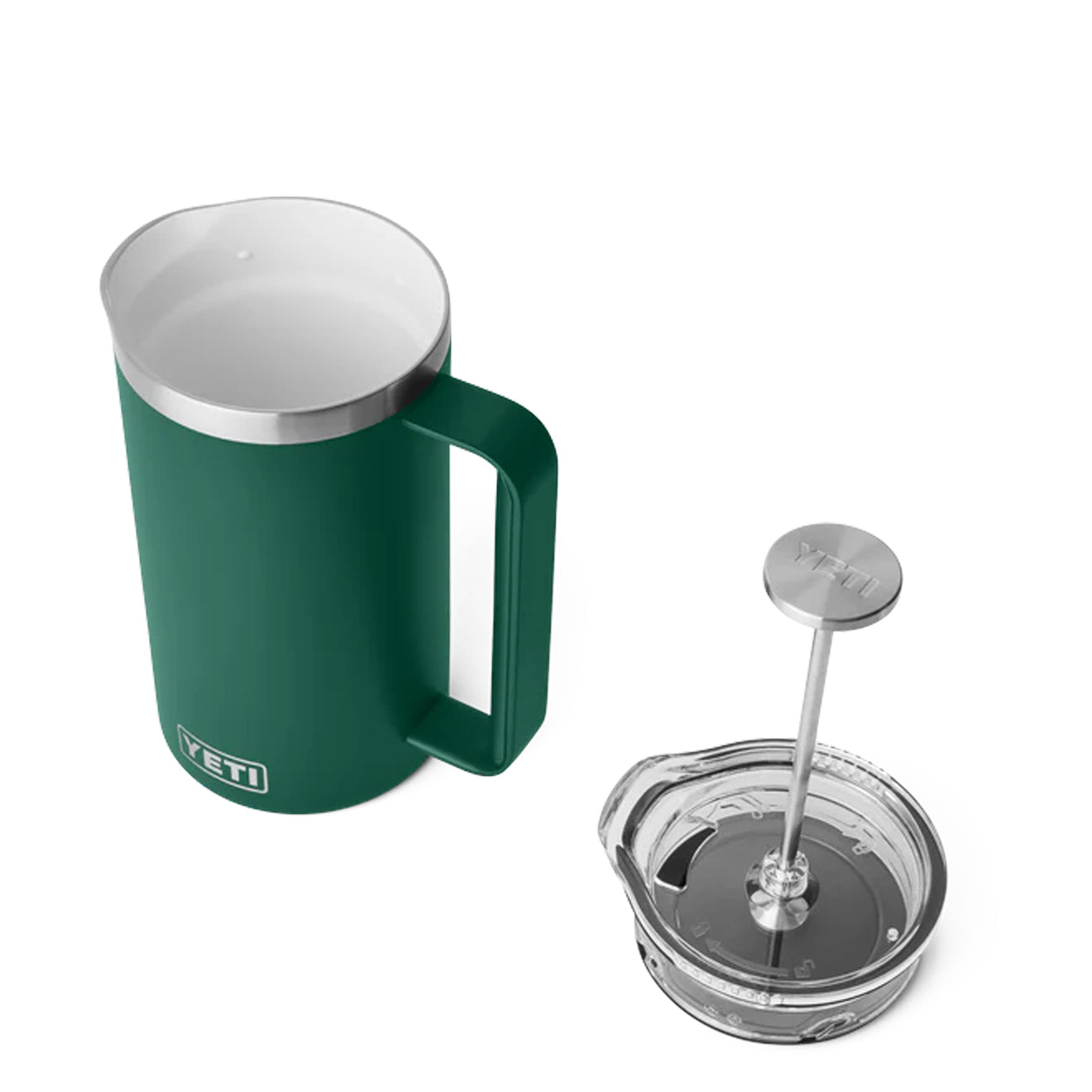 Yeti Rambler French Press 34 Oz Black Forest Green - The Sporting Lodge