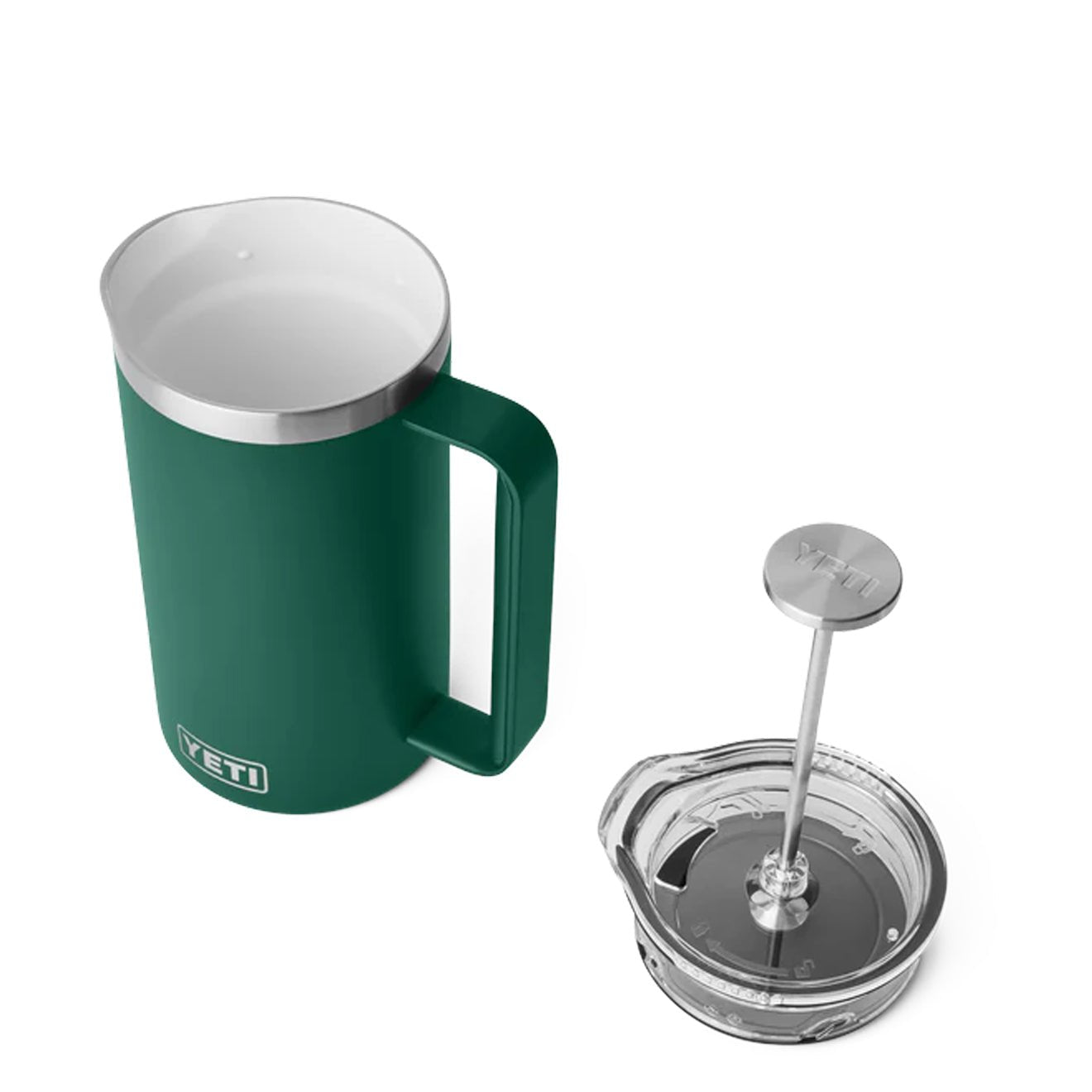 Yeti Rambler French Press 34 Oz Black Forest Green - The Sporting Lodge