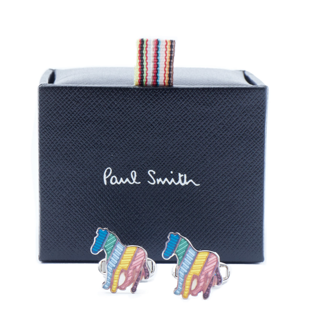 Paul Smith Cufflink Broad Zebra Multi - The Sporting Lodge
