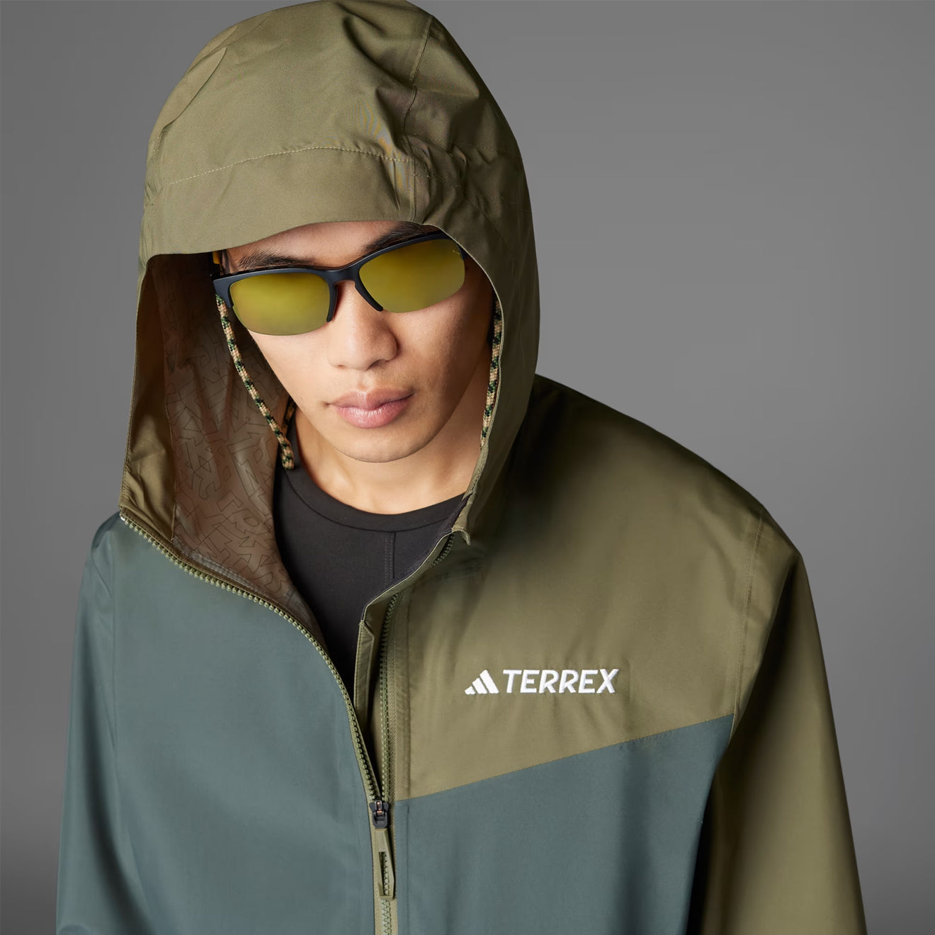 Adidas Terrex Multi 2.5L Rain.Rdy Jacket Legend Ivy / Olive Strata - The Sporting Lodge