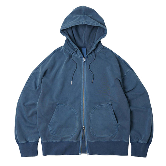 Frizmworks OG Pigment Dyeing Hood Zipup Parka Blue - The Sporting Lodge