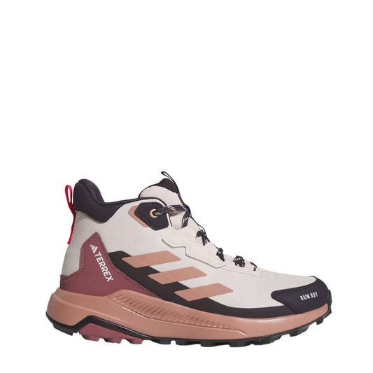 Adidas Terrex Womens Terrex Anylander Hiking boots Mid R.Rdy Purple / Red - The Sporting Lodge