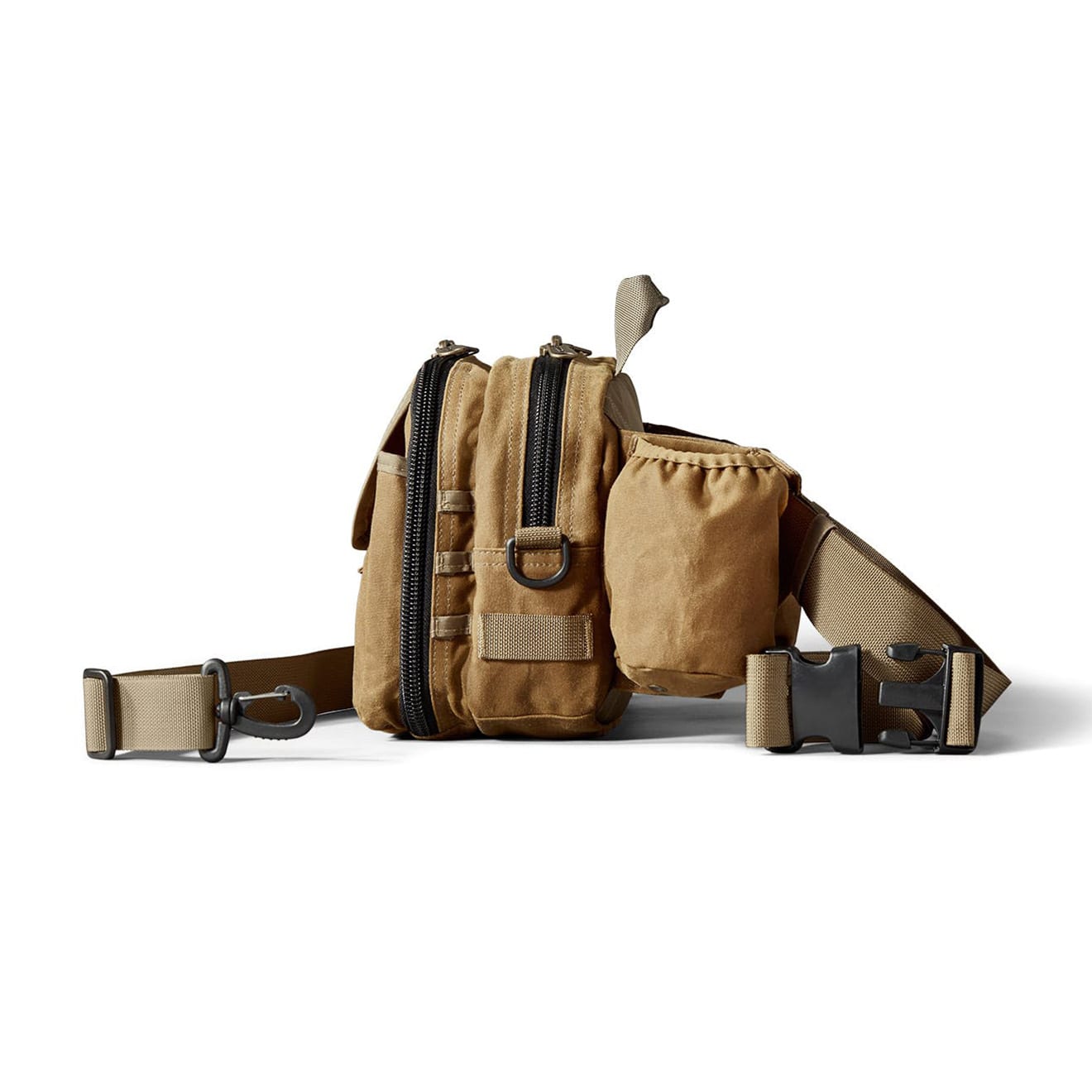 Filson Tin Cloth Fishing Pack Dark Tan - The Sporting Lodge