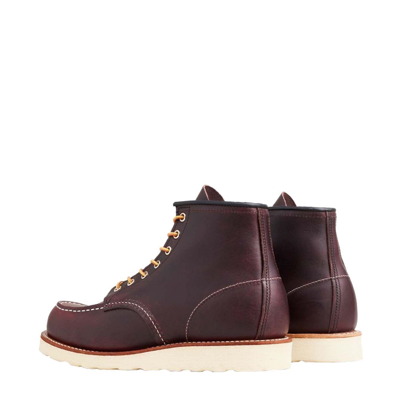 Red Wing 6-Inch Classic Moc Boot Black Cherry-4