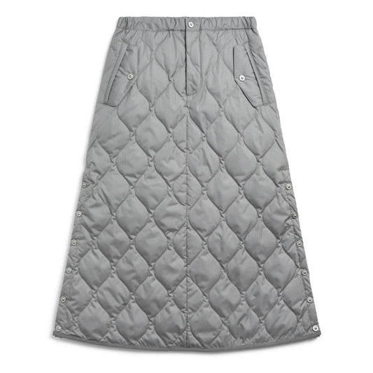 Taion Womens Military Snap Button Down Skirt Dark Sage Green - The Sporting Lodge