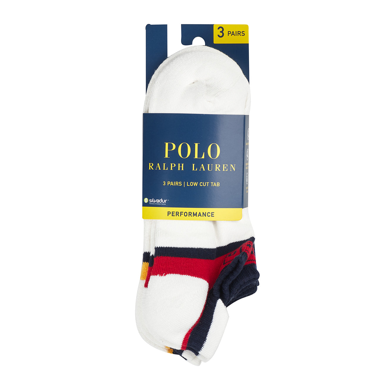 Polo Ralph Lauren 3 Pack Socks Classic Vintage White Stripe - The Sporting Lodge