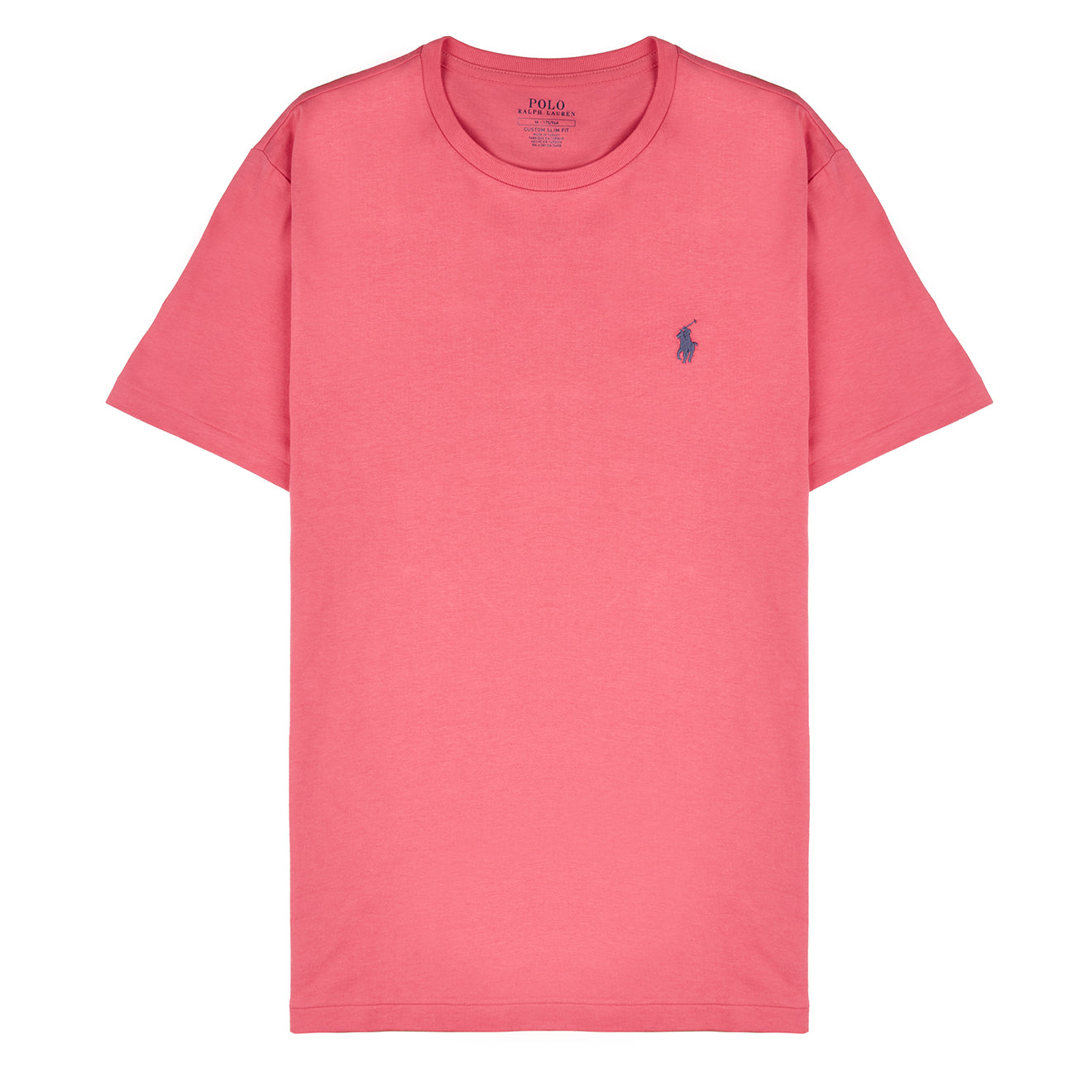 Polo Ralph Lauren Custom Slim Fit Jersey Crewneck T-Shirt Pale Red - The Sporting Lodge