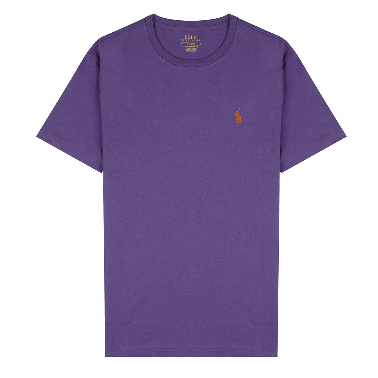Polo Ralph Lauren Custom Slim Fit Cotton T-Shirt Tie Purple - The Sporting Lodge