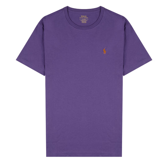 Polo Ralph Lauren Custom Slim Fit Cotton T-Shirt Tie Purple - The Sporting Lodge