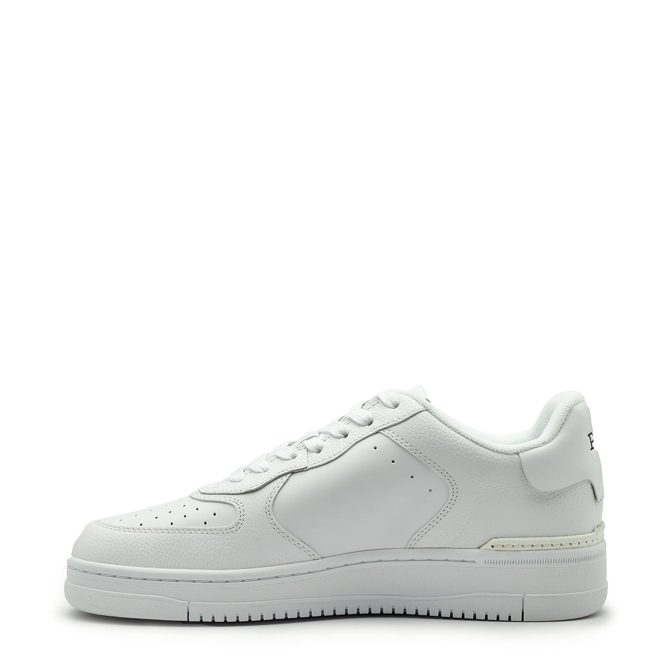 Polo Ralph Lauren Masters Court Leather Trainer White / Black - The Sporting Lodge