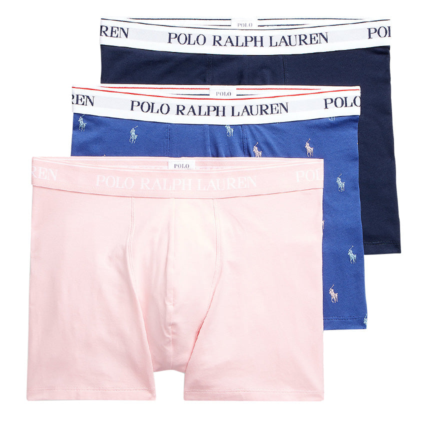 Polo Ralph Lauren Classic Trunk 3-Pack Blue / Pink / Pony - The Sporting Lodge