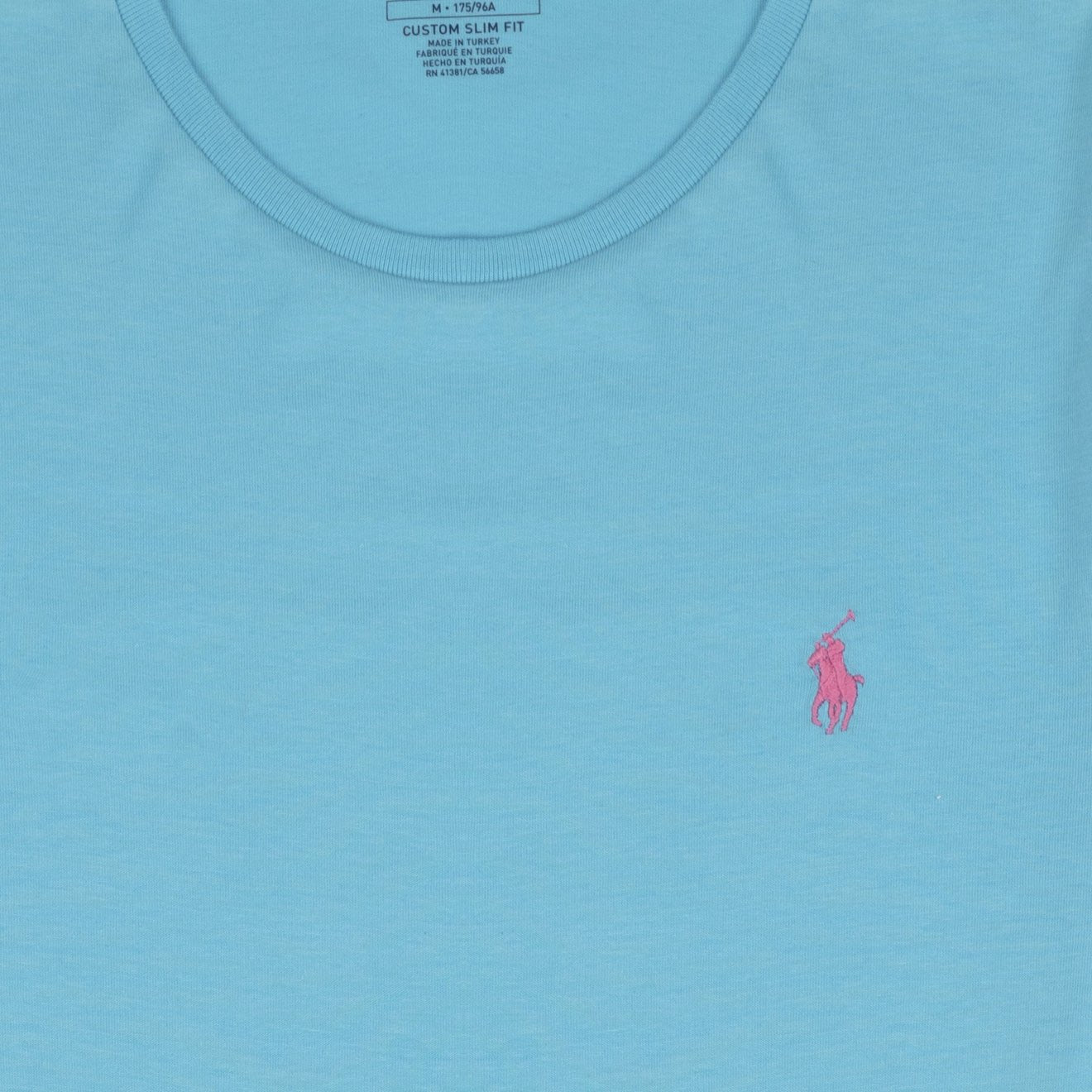 Polo Ralph Lauren Custom Classic Fit S/S T-Shirt French Turquoise - The Sporting Lodge