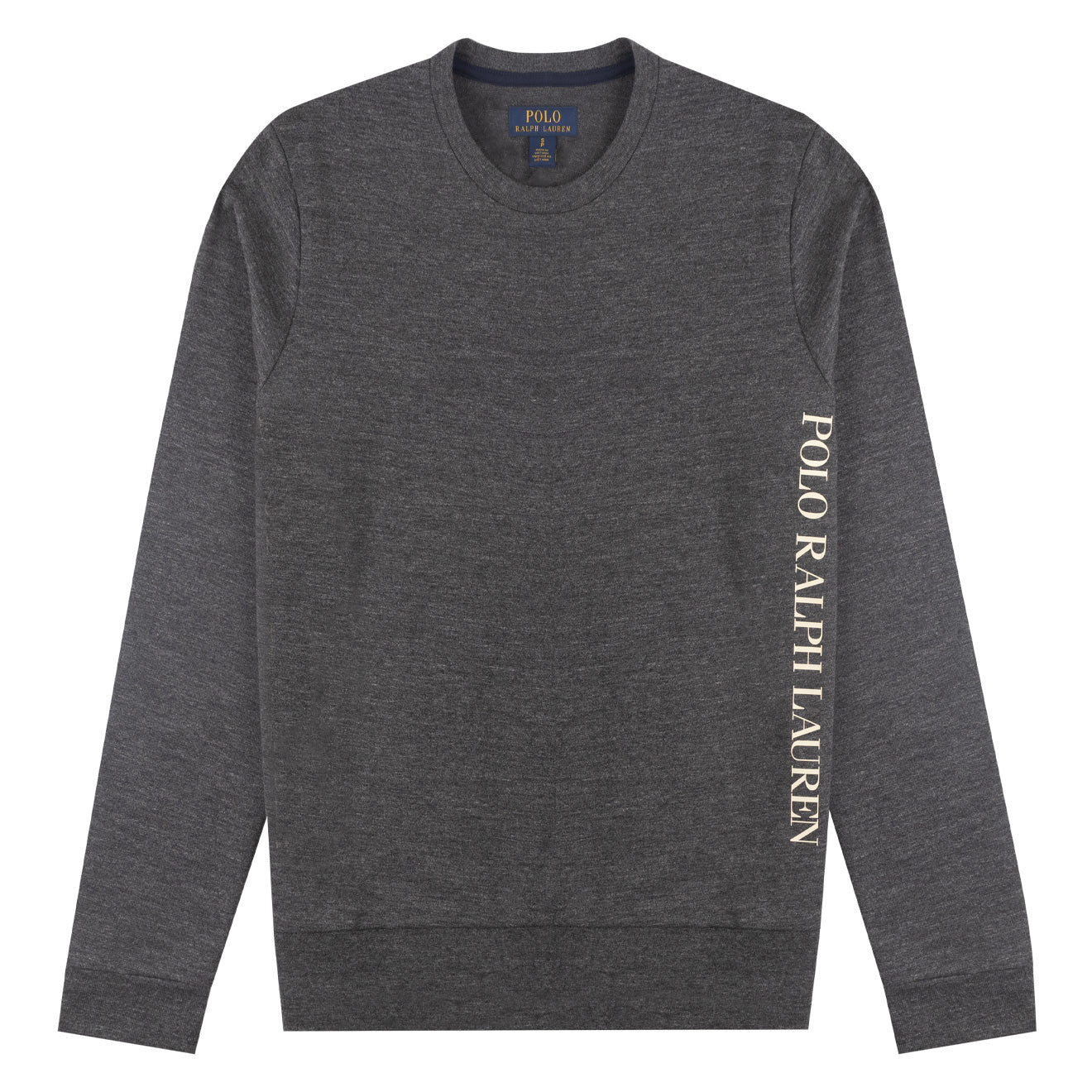 Polo Ralph Lauren L/S Crew Sleep Top Charcoal Heather - The Sporting Lodge