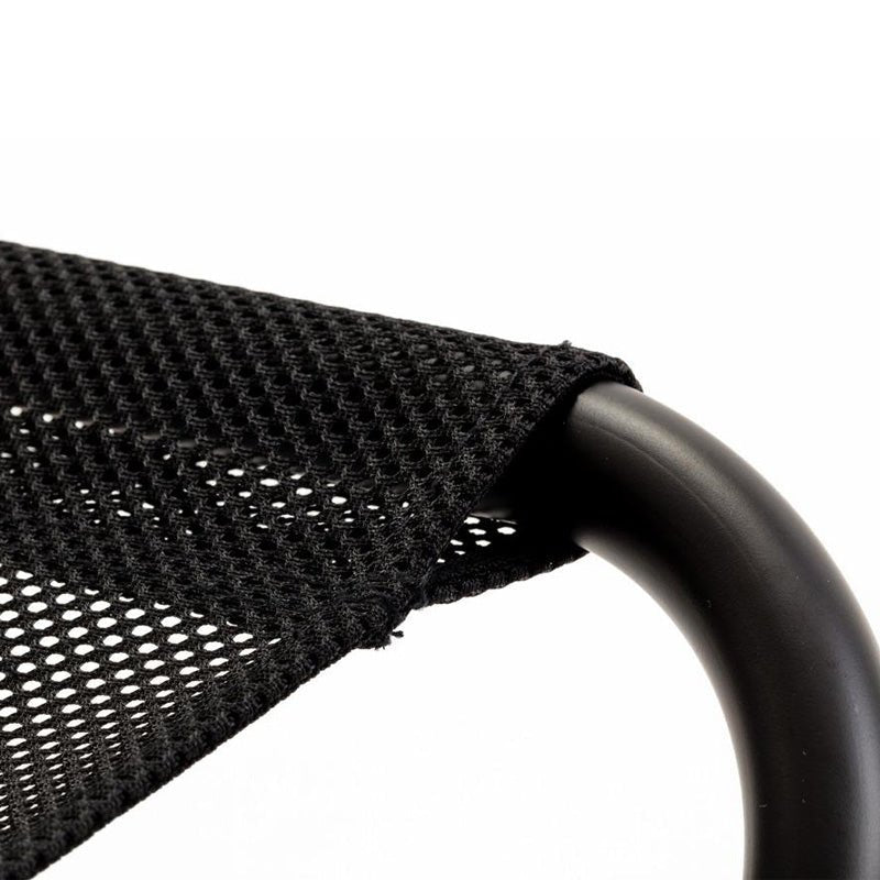 Snow Peak Mesh Folding Bench Black - The Sporting Lodge