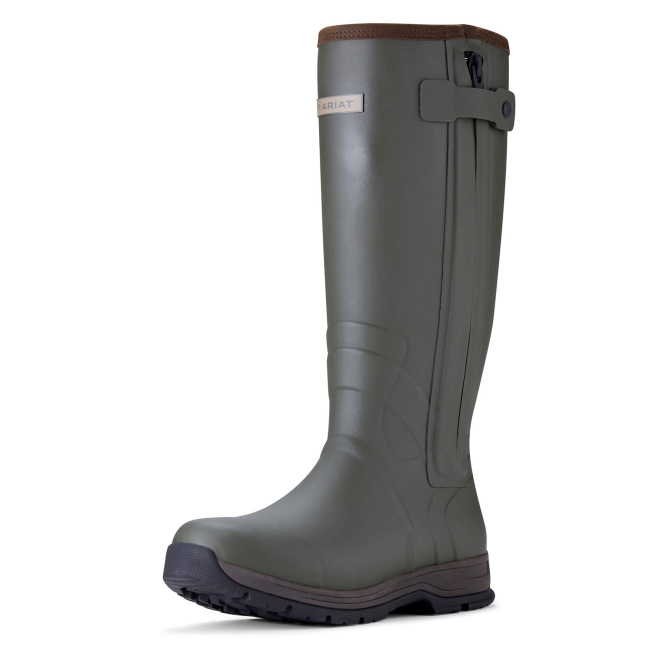 Ariat Burford Insulated Zip Rubber Boot Olive Night - The Sporting Lodge