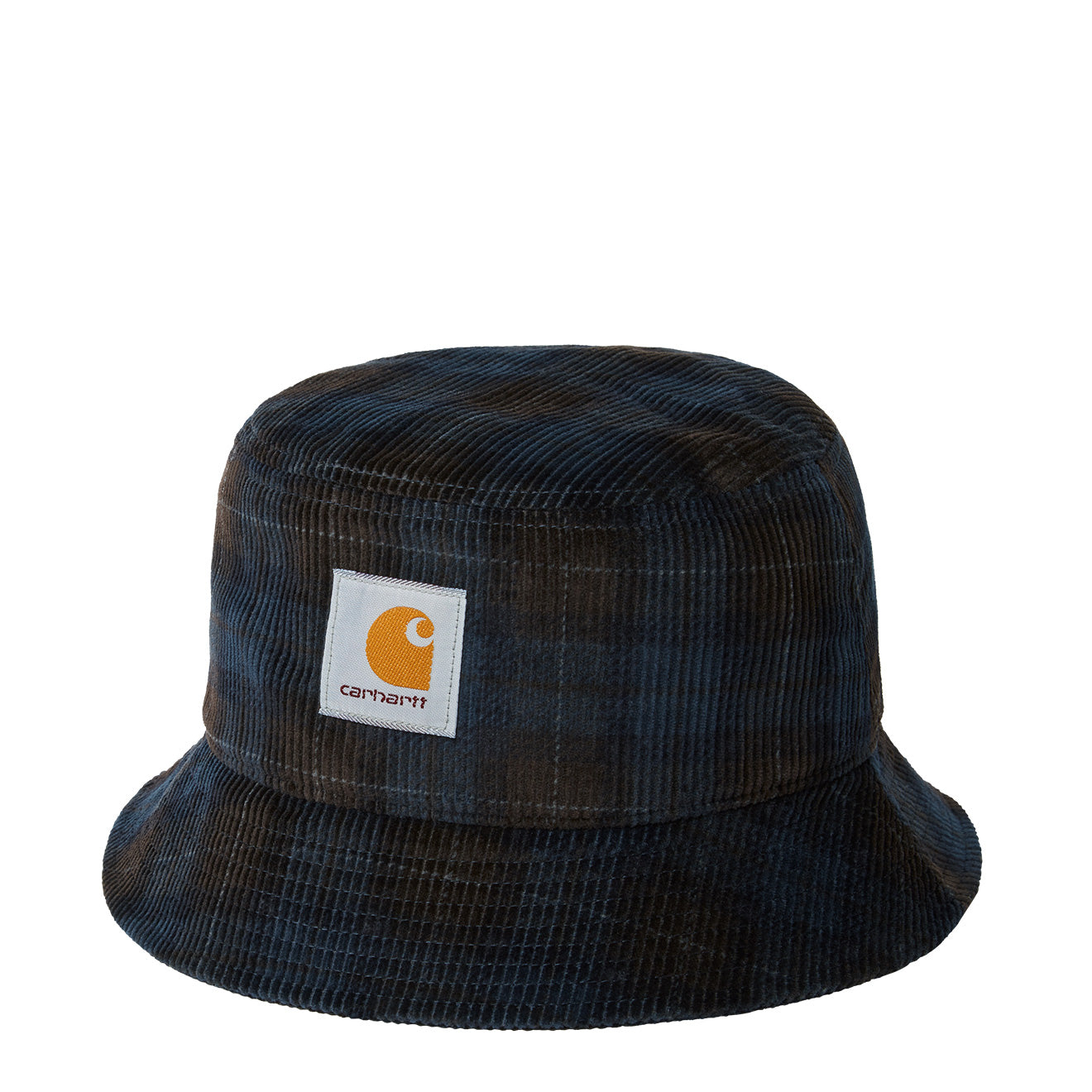 Carhartt WIP Cord Bucket Hat Breck Check Print / Tobacco - The Sporting Lodge
