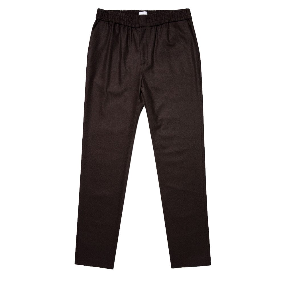 Sunspel Drawstring Trouser Chocolate - The Sporting Lodge
