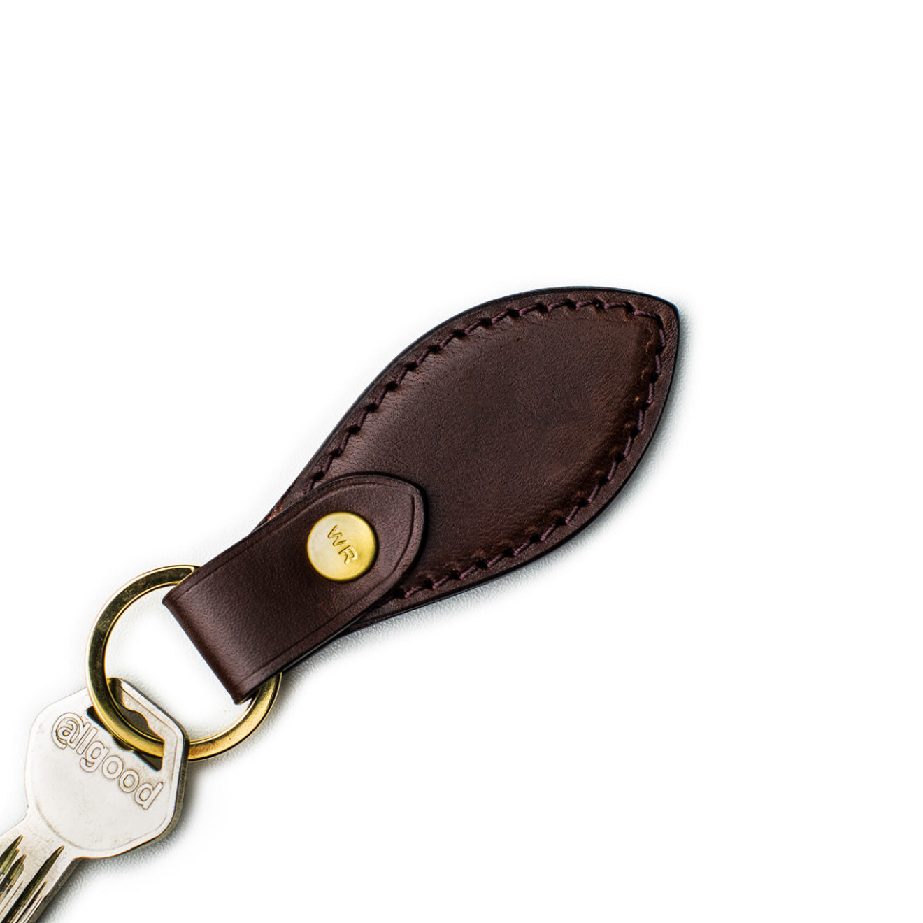 Westley Richards Leather Key Fob Dark Tan - The Sporting Lodge