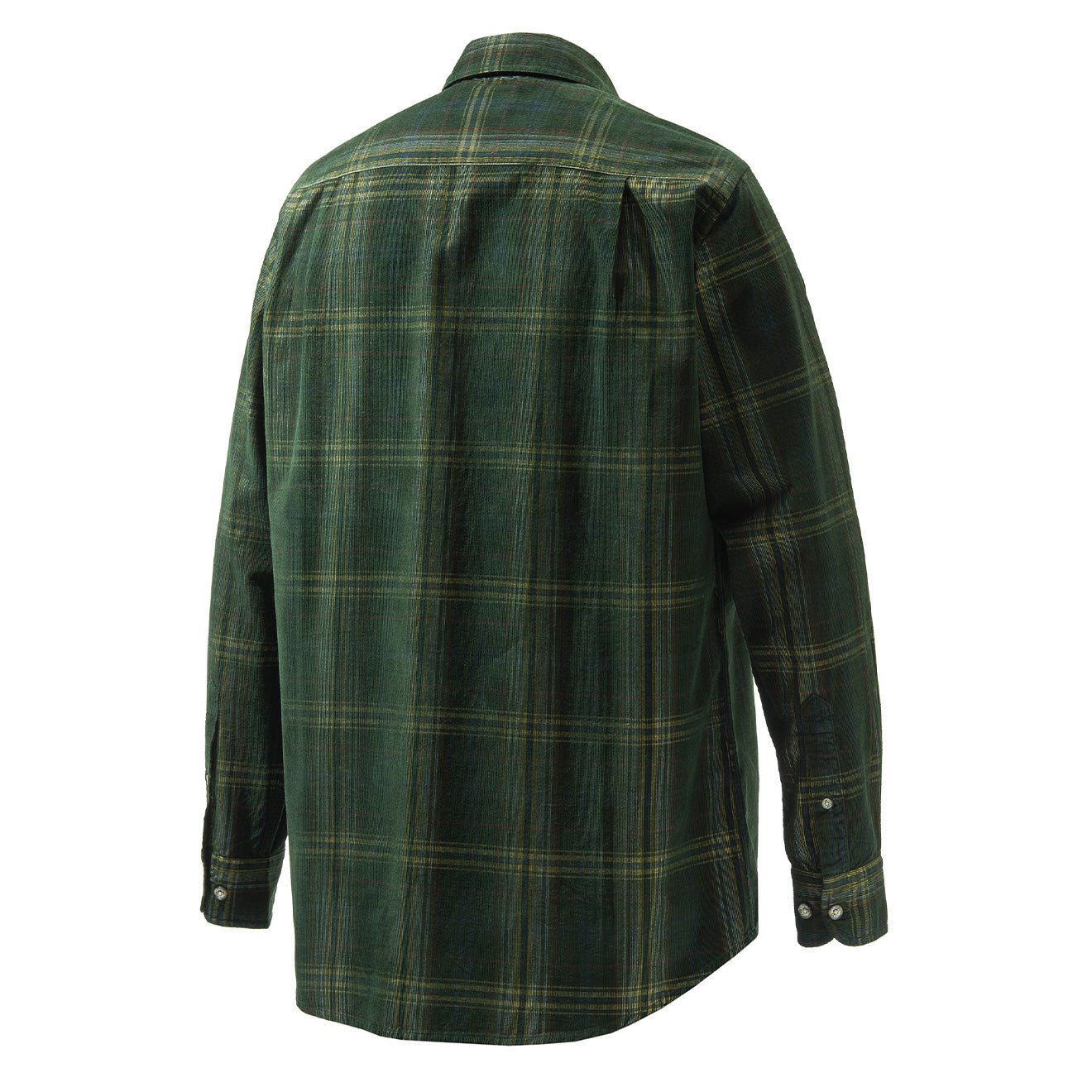 Beretta Manchester Corduroy Shirt Green / Yellow - The Sporting Lodge