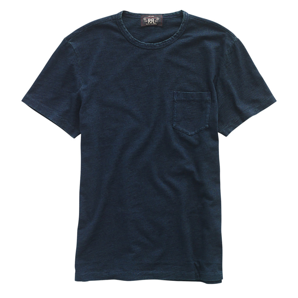 RRL by Ralph Lauren Pocket T-Shirt Indigo - The Sporting Lodge