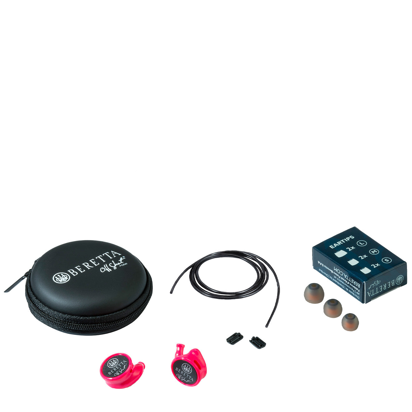 Beretta Mini Headset Comfort Plus Fuscia - The Sporting Lodge