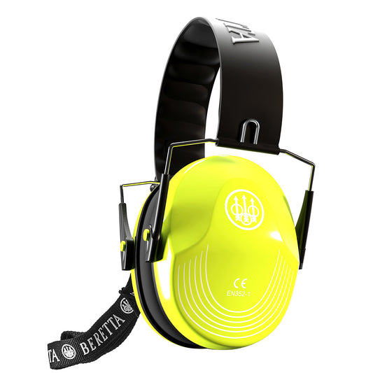 Beretta Prevail Folding Earmuff Fluorescent Yellow - The Sporting Lodge