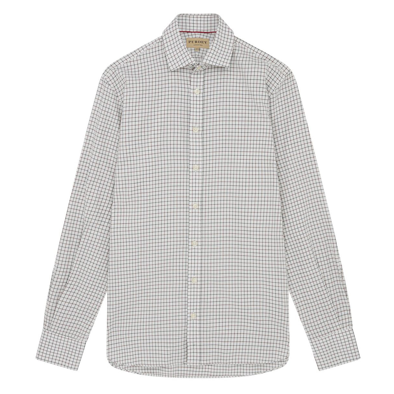 James Purdey Tattersall Shirt Green - The Sporting Lodge