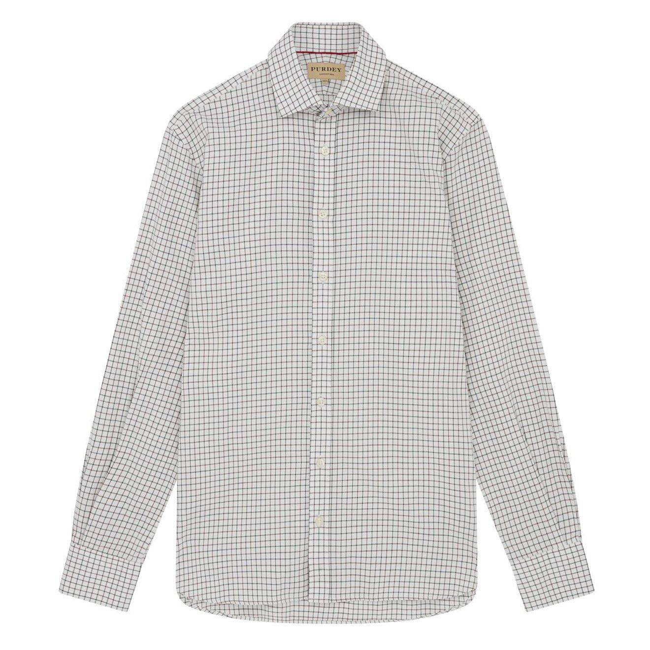 James Purdey Tattersall Shirt Green - The Sporting Lodge