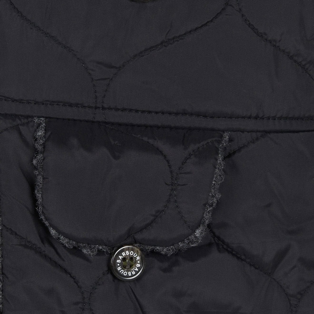 Barbour Sandbay Quilted Trapper Hat Black - The Sporting Lodge