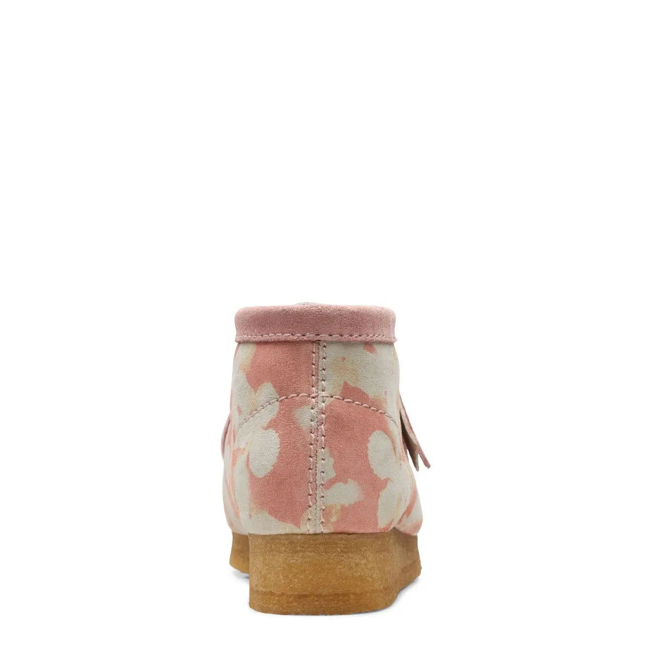 Clarks Originals Womens Wallabee Boot Pink Floral - The Sporting Lodge