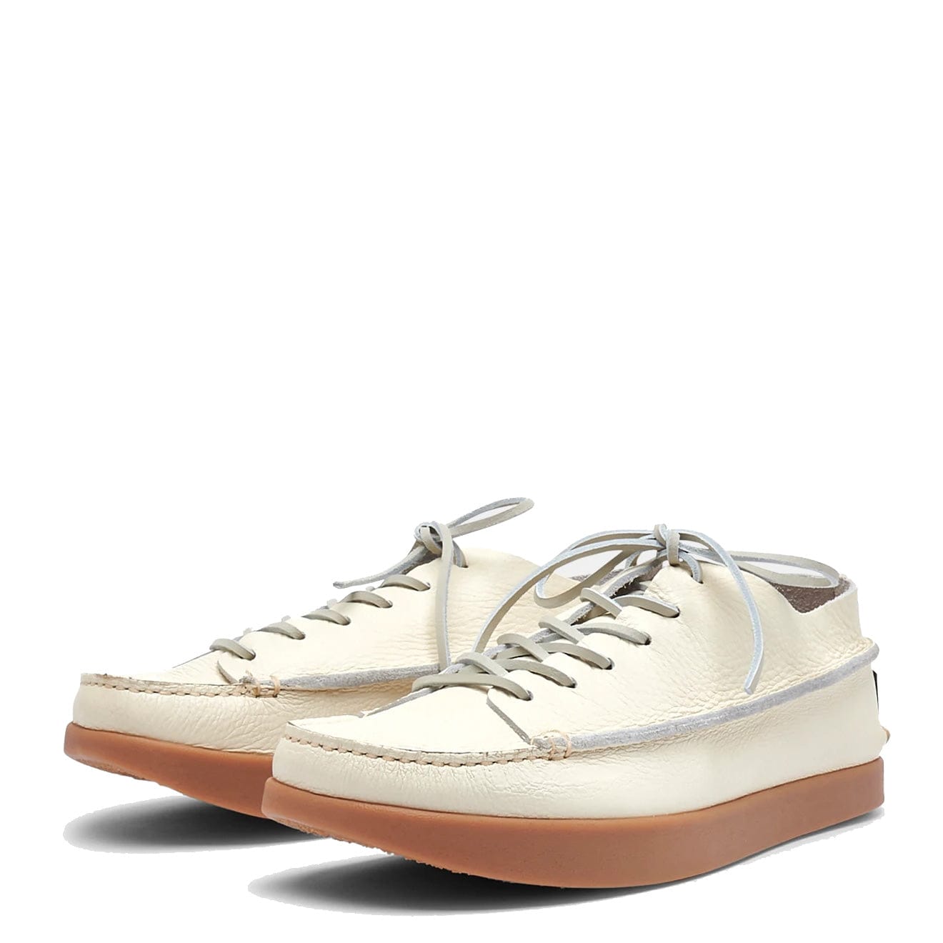 Yogi Finn Leather Shoe Off White - The Sporting Lodge