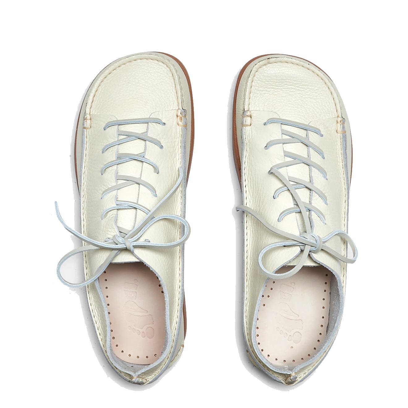 Yogi Finn Leather Shoe Off White - The Sporting Lodge