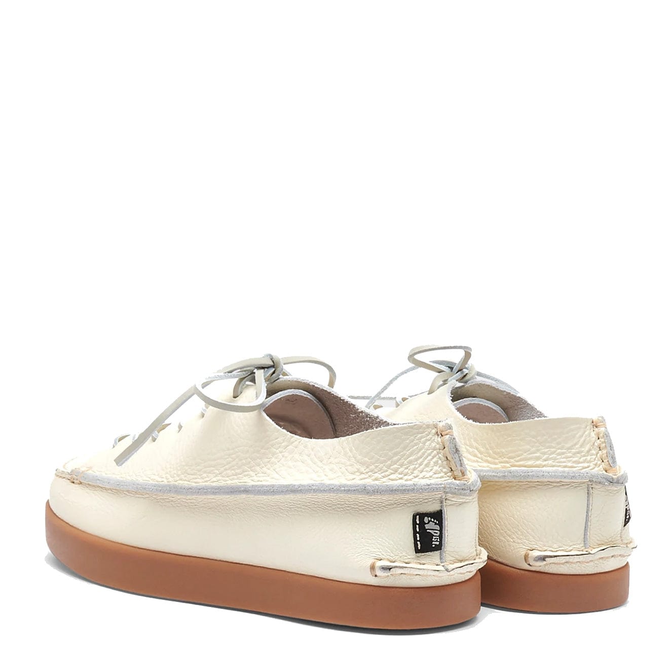 Yogi Finn Leather Shoe Off White - The Sporting Lodge