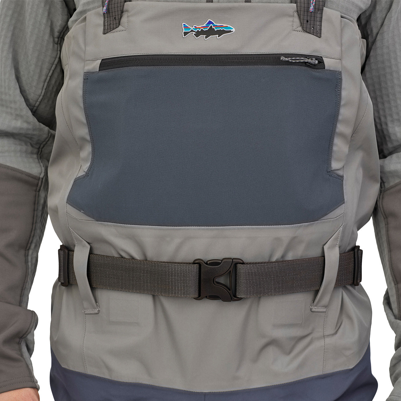 Patagonia Secure Stretch Wading Belt Forge Grey - The Sporting Lodge