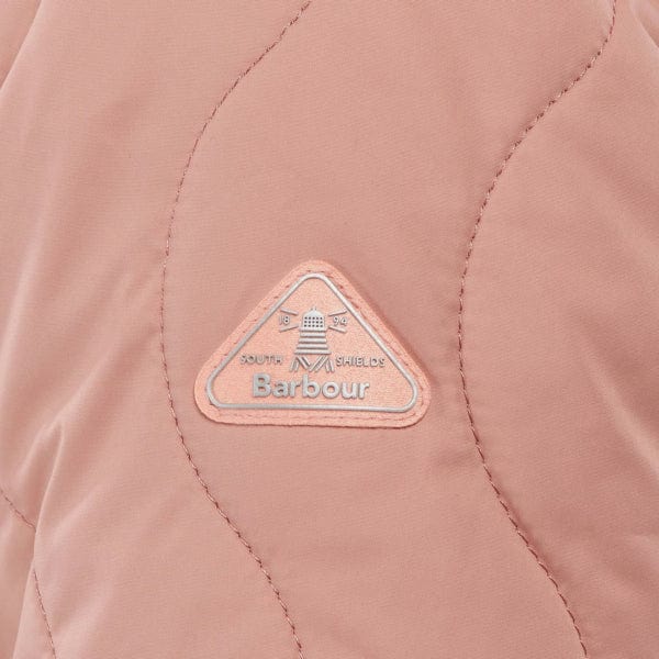 Barbour Womens Barmouth Quilted Jacket Soft Coral - The Sporting Lodge