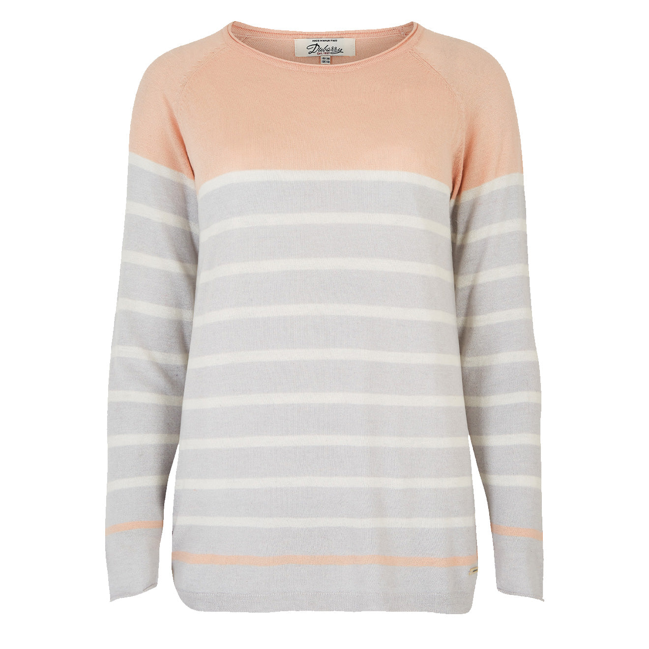 Dubarry Womens Glenties Sweater Platinum - The Sporting Lodge